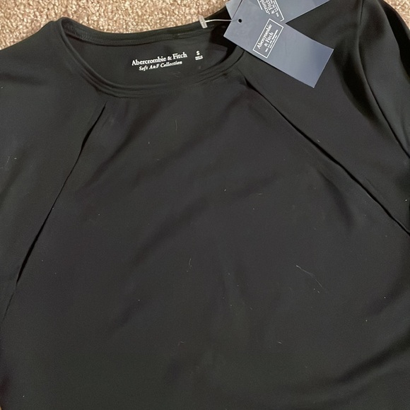 Abercrombie Soft AF long sleeve seamless bodysuit with slit details - Picture 4 of 4